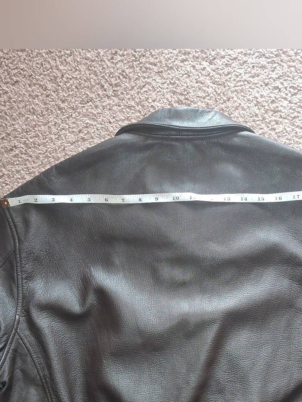 Vintage 90s Cooper Type A-2 Goatskin Leather NRA Flight Jacket Bomber-44 - Picture 5 of 16